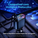 ReVolt™  4 em 1 – Carregador Retrátil 120W Ultra Rápido para Carro (iOS & Android)
